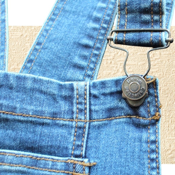 Distressed Jean Ci Sono Overalls - Picture 8 of 15